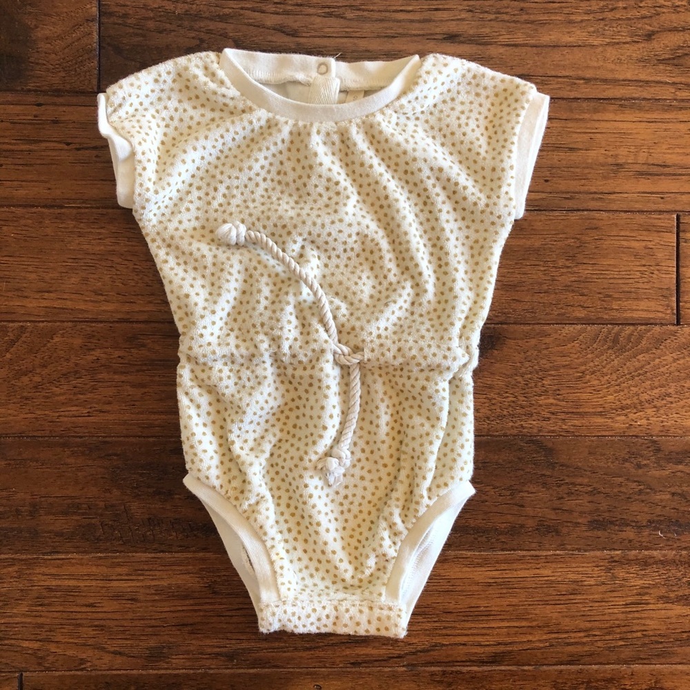 Quincy Mae Terry Clothe Beach Onesie